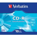  CD-R, 700Mb, 52, 80min, Color, Slim