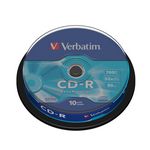  CD-R, 700Mb, 52, 80min, Cake(10), Extra