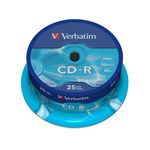  CD-R, 700Mb, 52, 80min, Cake(25), Extra