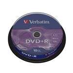  DVD-R, 4.7Gb, 16, Cake(10), Silver