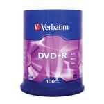  DVD+R, 4.7Gb, 16, Cake(100)
